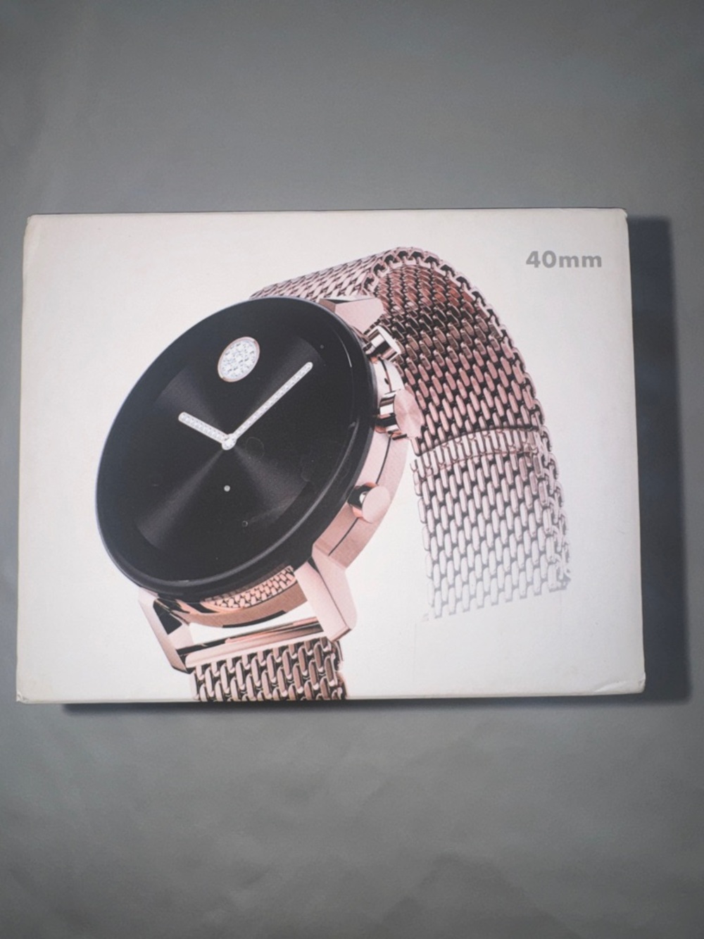 Movado Connect 2.0 Black Box with White Logo